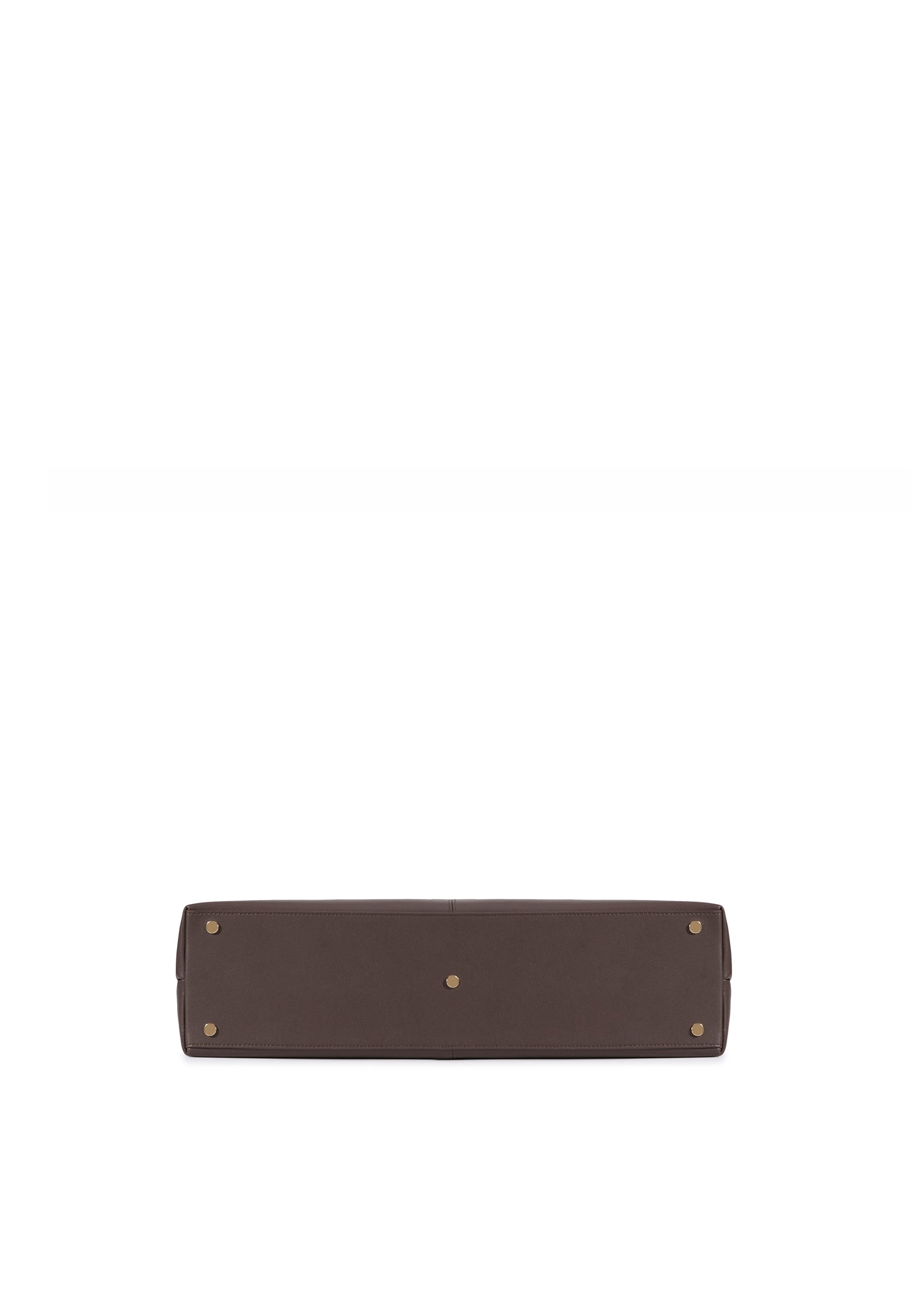 Madeline Genuine Leather Handbag (Brown)