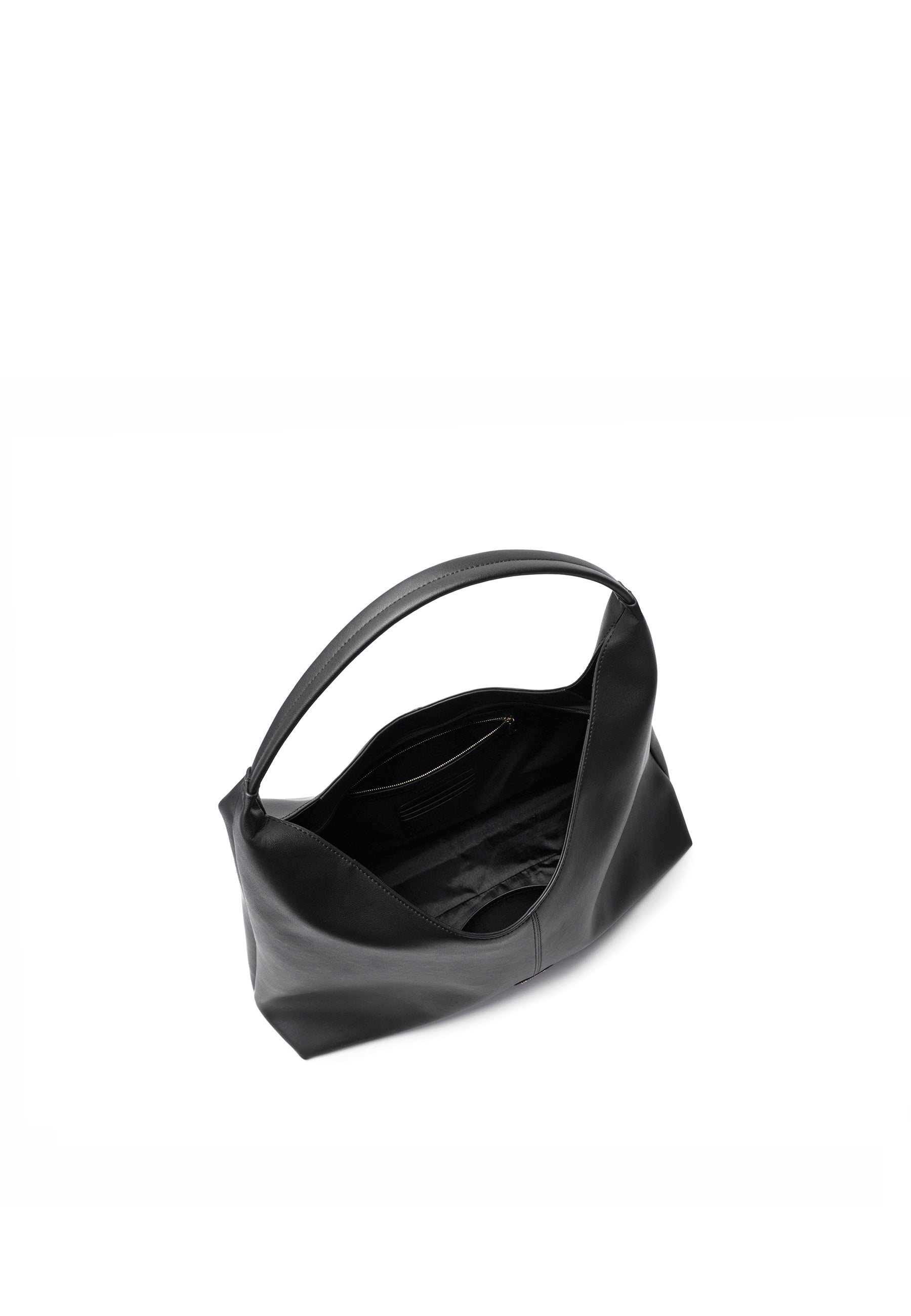 Madeline Genuine Leather Handbag (Black)