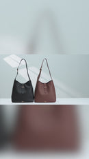 Ellie Genuine Leather Handbag (Brown)