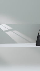 Vera Genuine Leather Handbag (Black)